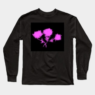 PINK GLASS ROSES Long Sleeve T-Shirt